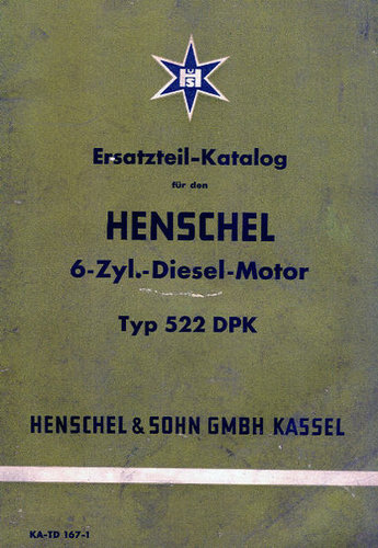 Henschel-Ersatzteil-Katalog   Typ 522 DPK