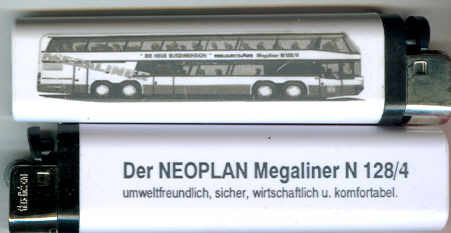 Original-Neoplan Feuerzeug Megaliner