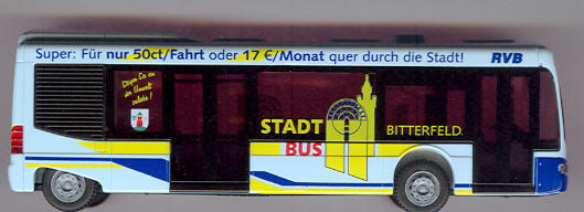 Rietze Mercedes Benz MB Cito Stadtbus Bitterfeld