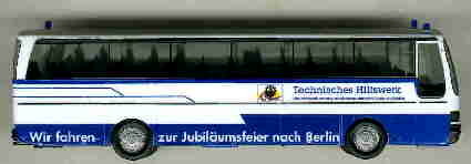 Herpa Setra S 215 HD THW -Jubiläumsfahrt Berlin-