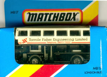 Matchbox London DD-Bus Torvale Fisher Engineering