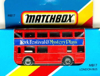 Matchbox London DD-Bus York Festival & Mystery Play