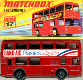 Matchbox London DD-Bus Band-Aid Plasters Playbus