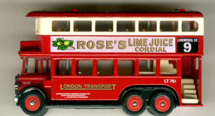 Lledo AEC-Renown 1931 DD ROSE'S LIME JUICE