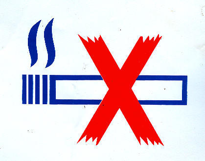 Aufkleber - Bus Rauchen verboten