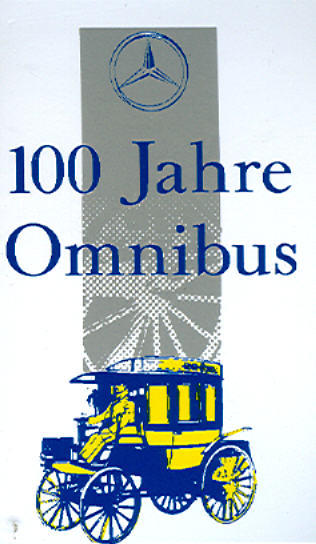 Aufkleber 100 Jahre Omnibus