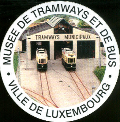 Aufkleber Museee de Tramways et de Bus/Luxembourg