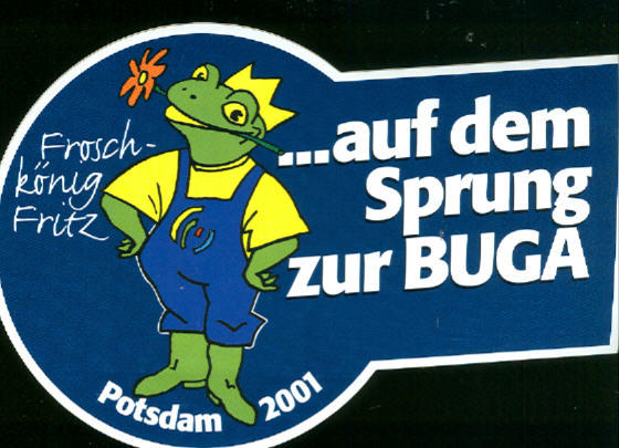 Aufkleber Buga Potsdam 2001
