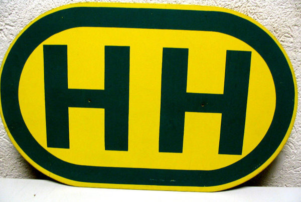 Haltestellen-Schild -  H H