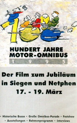 Hundert Jahre Motoromnibus Jubiläum Siegen 1995