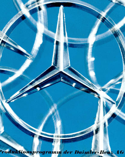 Prospekte Mercedes Benz -Produktionsprogramm