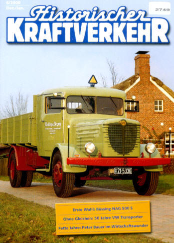 Historischer Kraftverkehr 6/2000